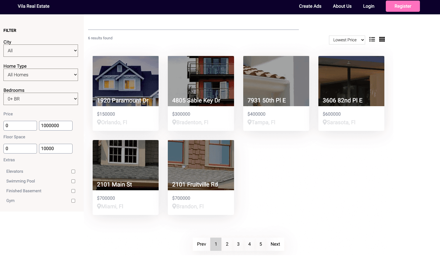 Vila Real Estate App